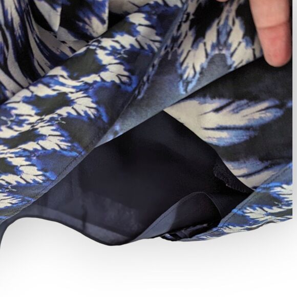 Decode 1.8 Silk Halter Sun Dress Women's 0 Boho‎ Batik Ikat Anthropologie Aztec - Picture 7 of 13